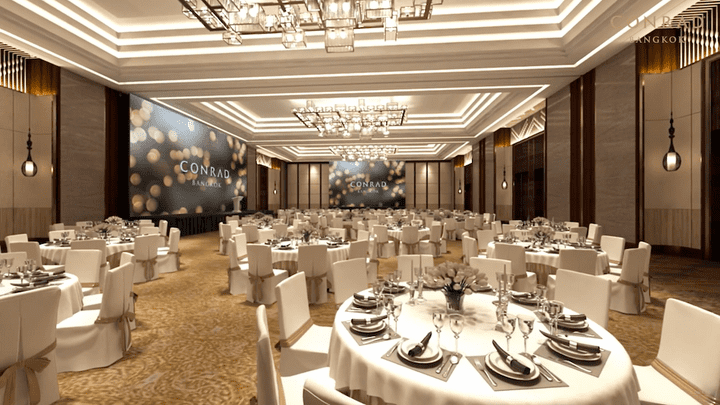 Conrad Ballroom โฉมใหม่ ล้ำสมัย ภายใต้ดีไซน์โมเดิร์น