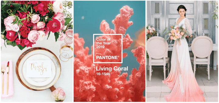  PANTONE 2019 มาแล้ว! อัพเดทเทรนด์สีงานแต่งปีหน้า สวยว้าว ไม่มีเอ้าท์