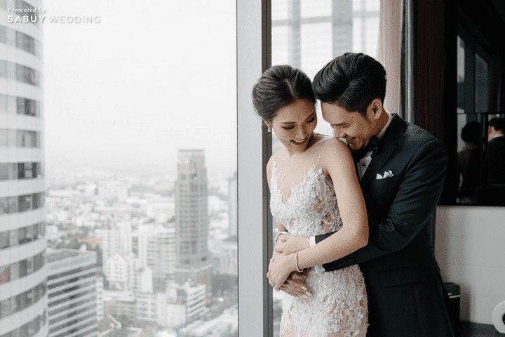 เจ้าบ่าว,เจ้าสาว,แต่งงาน,W Bangkok รีวิวงานแต่งสุดโมเดิร์นของบ่าวสาวสายปาร์ตี้ เก๋ด้วยสี Rose Gold & Taupe @ W Bangkok