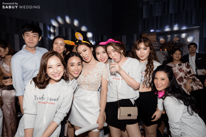 เจ้าบ่าว,เจ้าสาว,แต่งงาน,อาฟเตอร์ปาร์ตี้ รีวิวงานแต่งสุดโมเดิร์นของบ่าวสาวสายปาร์ตี้ เก๋ด้วยสี Rose Gold & Taupe @ W Bangkok