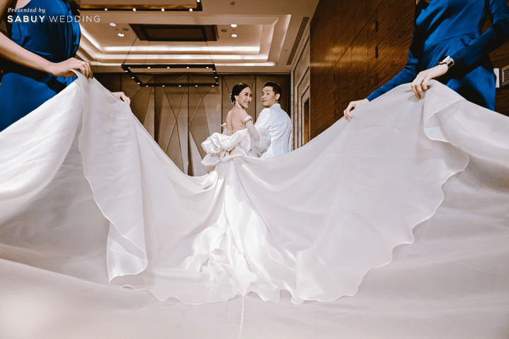  รีวิวงานแต่งสวยโมเดิร์น ดูคลาสสิก กับกิมมิคธีมงานยุค 90 @ Siam Kempinski hotel