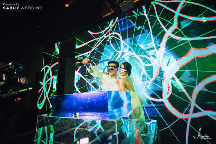  รีวิวงานแต่งบ่าวสาวสายปาร์ตี้ ทันสมัย ดูดีด้วยสไตล์ EDM @ Le Méridien Bangkok