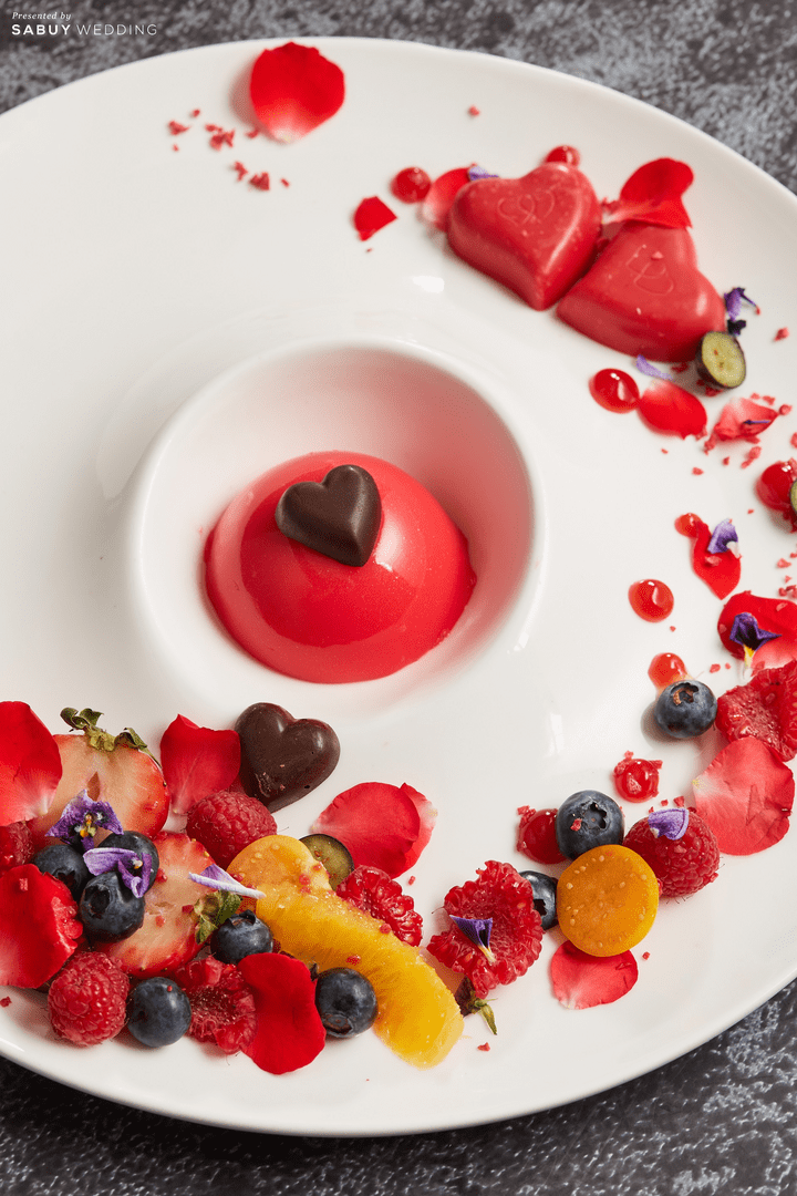 มื้อค่ำแสนหวานในคืนวาเลนไทน์ @ Conrad Bangkok