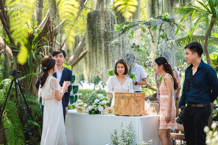  งานแต่งในสวนสุดประทับใจ ภาพสวยสดใสด้วยรอยยิ้ม Photo by Cherry house