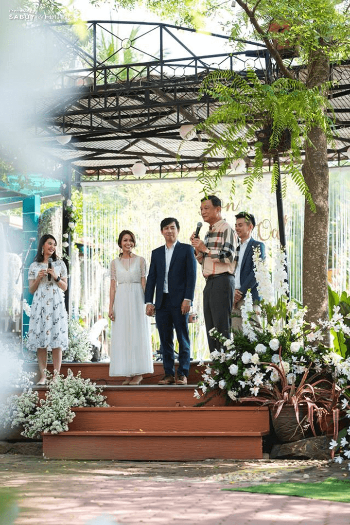  งานแต่งในสวนสุดประทับใจ ภาพสวยสดใสด้วยรอยยิ้ม Photo by Cherry house