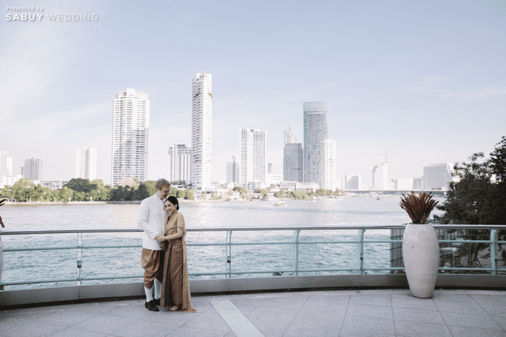  รีวิวงานแต่งริมน้ำโรแมนติก สวยมีกิมมิคด้วยธีมสีฟ้าน้ำเงิน @ Chatrium Hotel Riverside Bangkok