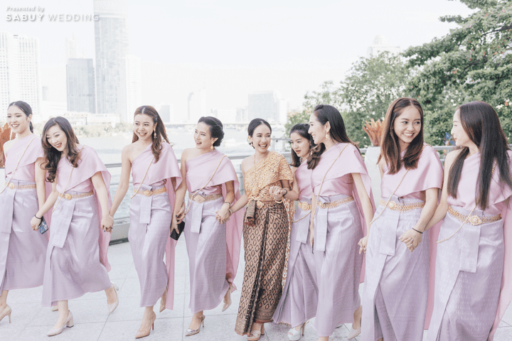  รีวิวงานแต่งริมน้ำโรแมนติก สวยมีกิมมิคด้วยธีมสีฟ้าน้ำเงิน @ Chatrium Hotel Riverside Bangkok