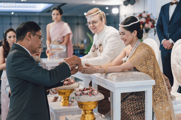  รีวิวงานแต่งริมน้ำโรแมนติก สวยมีกิมมิคด้วยธีมสีฟ้าน้ำเงิน @ Chatrium Hotel Riverside Bangkok