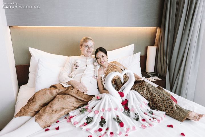  รีวิวงานแต่งริมน้ำโรแมนติก สวยมีกิมมิคด้วยธีมสีฟ้าน้ำเงิน @ Chatrium Hotel Riverside Bangkok