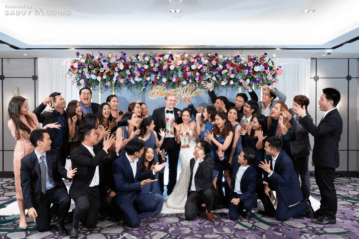  รีวิวงานแต่งริมน้ำโรแมนติก สวยมีกิมมิคด้วยธีมสีฟ้าน้ำเงิน @ Chatrium Hotel Riverside Bangkok