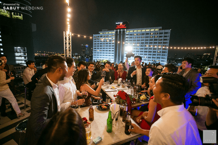  รีวิวงานแต่ง Outdoor  อบอุ่น สนุกกับปาร์ตี้บน Rooftop @Hotel Once Bangkok