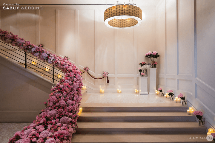 ดอกไม้งานแต่งงาน,ตกแต่งงานแต่งงาน,ตกแต่งดอกไม้,Grand Hyatt Erawan Bangkok รีวิวงานหมั้นแสนโรแมนติก สวยคลาสสิกด้วยดอกไม้และแสงเทียน @ Grand Hyatt Erawan Bangkok
