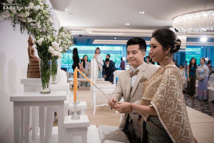  รีวิวงานแต่งพิธีไทย สวยจับใจในห้องริมน้ำสุดโรแมนติก @ Chatrium Hotel Riverside Bangkok