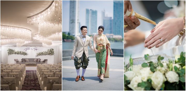 รีวิวงานแต่งพิธีไทย สวยจับใจในห้องริมน้ำสุดโรแมนติก @ Chatrium Hotel Riverside Bangkok
