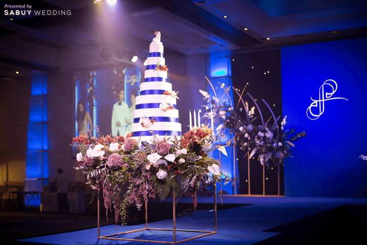  รีวิวงานแต่ง Modern Luxury ดูดีด้วยสี Navy & Gold @ Royal Orchid Sheraton Hotel & Towers