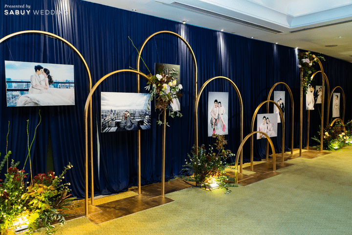  รีวิวงานแต่ง Modern Luxury ดูดีด้วยสี Navy & Gold @ Royal Orchid Sheraton Hotel & Towers