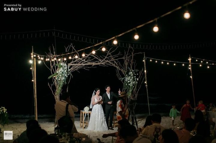  Romantic Seaside Wedding with Dazzling Waterfall Fireworks at Hua Hin Marriott Resort & Spa