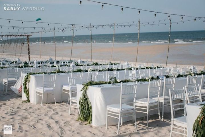  Romantic Seaside Wedding with Dazzling Waterfall Fireworks at Hua Hin Marriott Resort & Spa