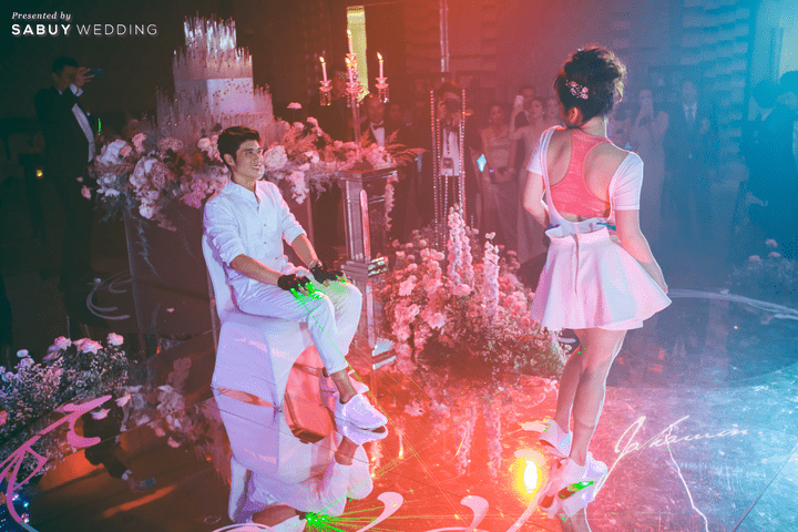 เจ้าบ่าว,เจ้าสาว รีวิวงานแต่งสวยปัง อลังกับชุดเจ้าสาว Glow in the dark เรืองแสงได้ @ InterContinental Bangkok