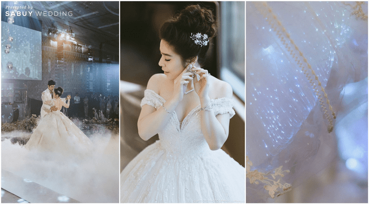 ชุดแต่งงาน,งานแต่งงาน รีวิวงานแต่งสวยปัง อลังกับชุดเจ้าสาว Glow in the dark เรืองแสงได้ @ InterContinental Bangkok