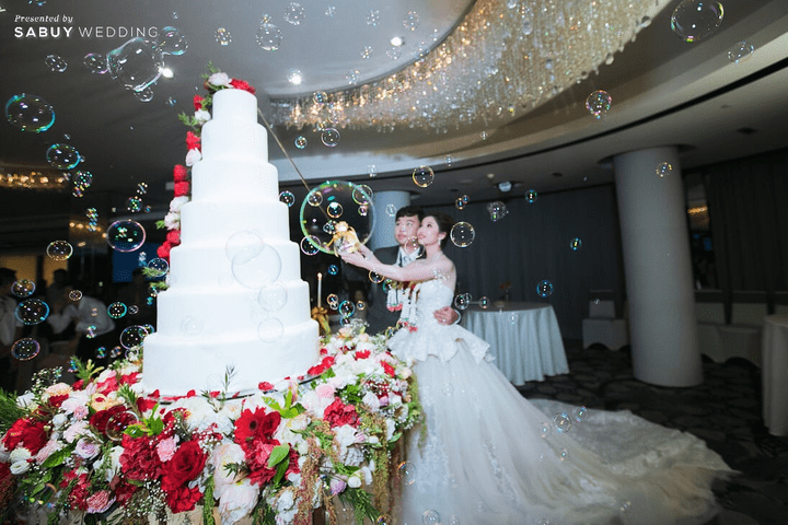 เจ้าบ่าว,เจ้าสาว,ชุดแต่งงาน รีวิวงานแต่งสวยปังดูแพง กับโทนสี Red Burgundy @ Chatrium Hotel Riverside Bangkok