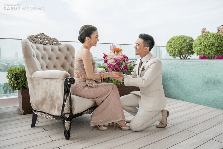 เจ้าบ่าว,เจ้าสาว,ชุดแต่งงาน,ช่อดอกไม้เจ้าสาว รีวิวงานแต่งแซ่บจี๊ดใจ สวยสดใสด้วยโทนสี Colorful @ AVANI+ Riverside Bangkok Hotel