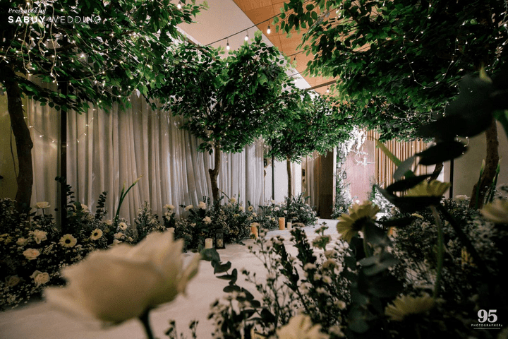 ตกแต่งงานแต่งงาน,ออแกไนเซอร์,เวดดิ้งแพลนเนอร์ รีวิวงานแต่งธีมสวนเรียบโก้ สไตล์ Elegant greenery garden @ Sheraton Grande Sukhumvit