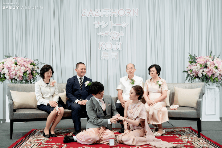 งานแต่งงาน,พิธีหมั้น,ชุดแต่งงาน รีวิวงานแต่งสไตล์ไทยญี่ปุ่น หวานละมุนใจ @ Bangkok Marriott Hotel Sukhumvit 