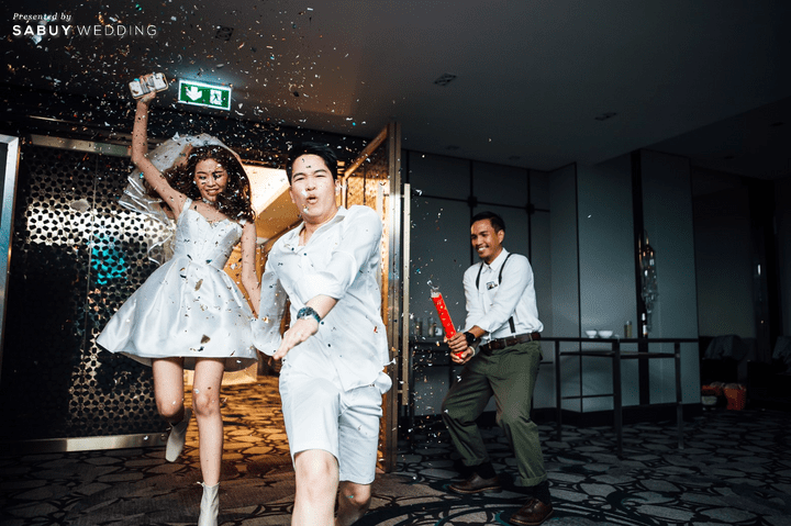 งานแต่งงาน,เจ้าบ่าว,เจ้าสาว รีวิวงานแต่งริมน้ำสุดอบอุ่น สวยละมุนในโทนขาวเขียว @ Chatrium Hotel Riverside Bangkok 