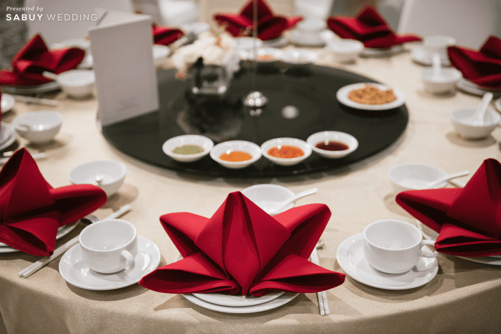 เซ็ตโต๊ะจีน รีวิวงานแต่งสุดคลาสสิก กับกิมมิคแจกของรางวัล @ Narai Hotel