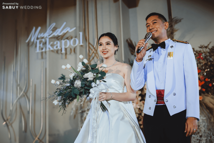 เจ้าสาว,แต่งงาน,ดอกไม้เจ้าสาว รีวิวงานแต่งโทนสีแชมเปญ สวยเรียบหรู ดูโมเดิร์น @ Sofitel Bangkok Sukhumvit