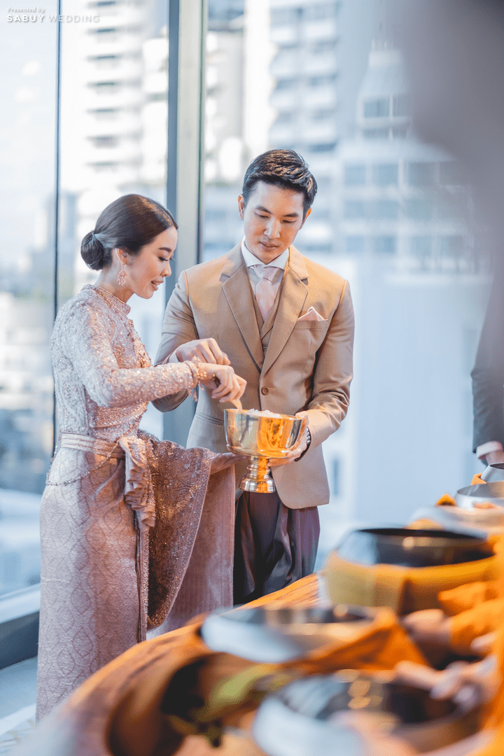 ชุดแต่งงาน,ชุดไทย รีวิวงานแต่งธีมสี Taupe สวยดูดีแบบ Luxury Style @ Hyatt Regency Bangkok Sukhumvit