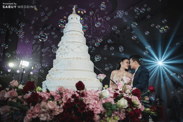 เค้กแต่งงาน, ชุดบ่าวสาว, dryicebubble รีวิวงานแต่งสุดประทับใจ เซอร์ไพรส์ After Party ด้วยเพลงยอดฮิต @ Bangkok Marriott Hotel Sukhumvit