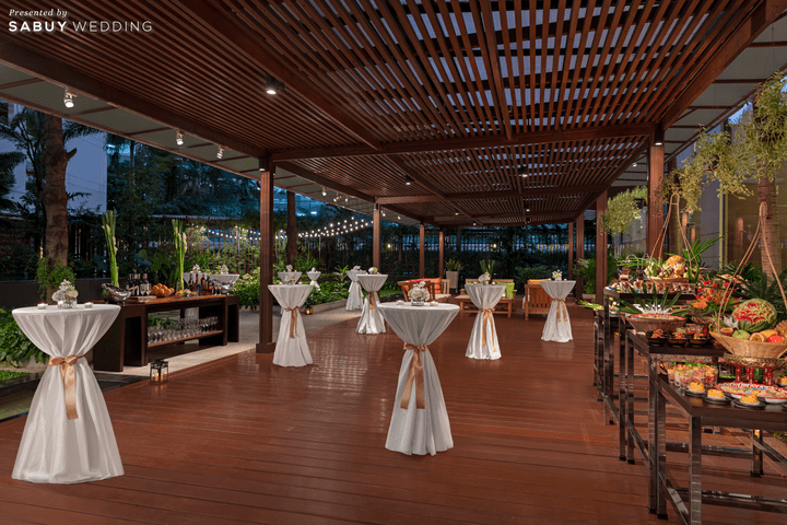  Marriott Sukhumvit Park Bangkok สถานที่แต่งงานในสวนสุดอบอุ่น สวยครบจบทั้ง Indoor & Outdoor