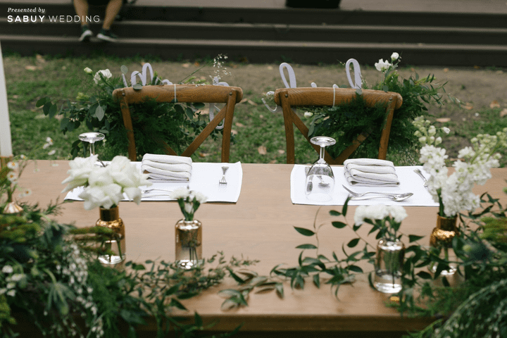  งานแต่ง Outdoor เรียบง่ายอบอุ่น ด้วยคอนเซ็ปท์ 'Garden Wedding' by Serendipity Wedding House