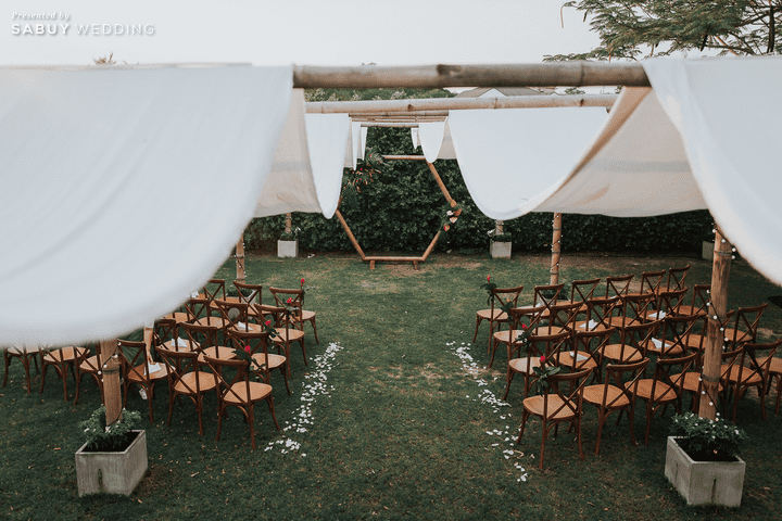  รีวิวงานแต่ง Outdoor สุดอบอุ่น บรรยากาศเก๋เหมือนยกทะเลมาไว้ในสวน @ Sweet Poppy