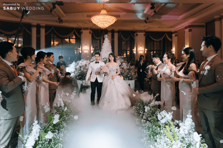 ตกแต่งงานแต่งงาน,ออแกไนเซอร์,สถานที่จัดงานแต่งงาน รีวิวงานแต่งสวย  Glam อลังการ ด้วยทริคเตรียมงานใน 3 เดือน @ The Athenee Hotel, a Luxury Collection Hotel, Bangkok