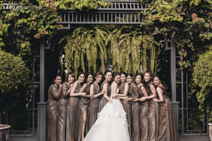 เจ้าสาว,ชุดเพื่อนเจ้าสาว,ชุดแต่งงาน รีวิวงานแต่งสวยสไตล์ธรรมชาติ บรรยากาศอบอุ่นใจกลางเมือง @ The Botanical House Bangkok