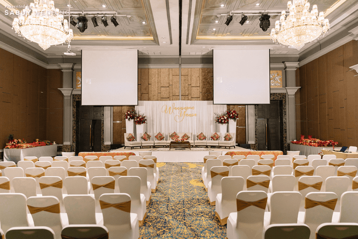 สถานที่จัดงานแต่งงาน รีวิวงานแต่งเช้าเลี้ยงเย็นไซส์ใหญ่ จัดงานสุดเซอร์ไพรส์ได้ใจแขก @ The Berkeley Hotel Pratunam