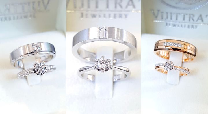แหวนคู่ Heart and Arrow ในราคาสุดคุ้ม เริ่มต้นเพียง 29,900 บาท @ Vijittra's Jewellery