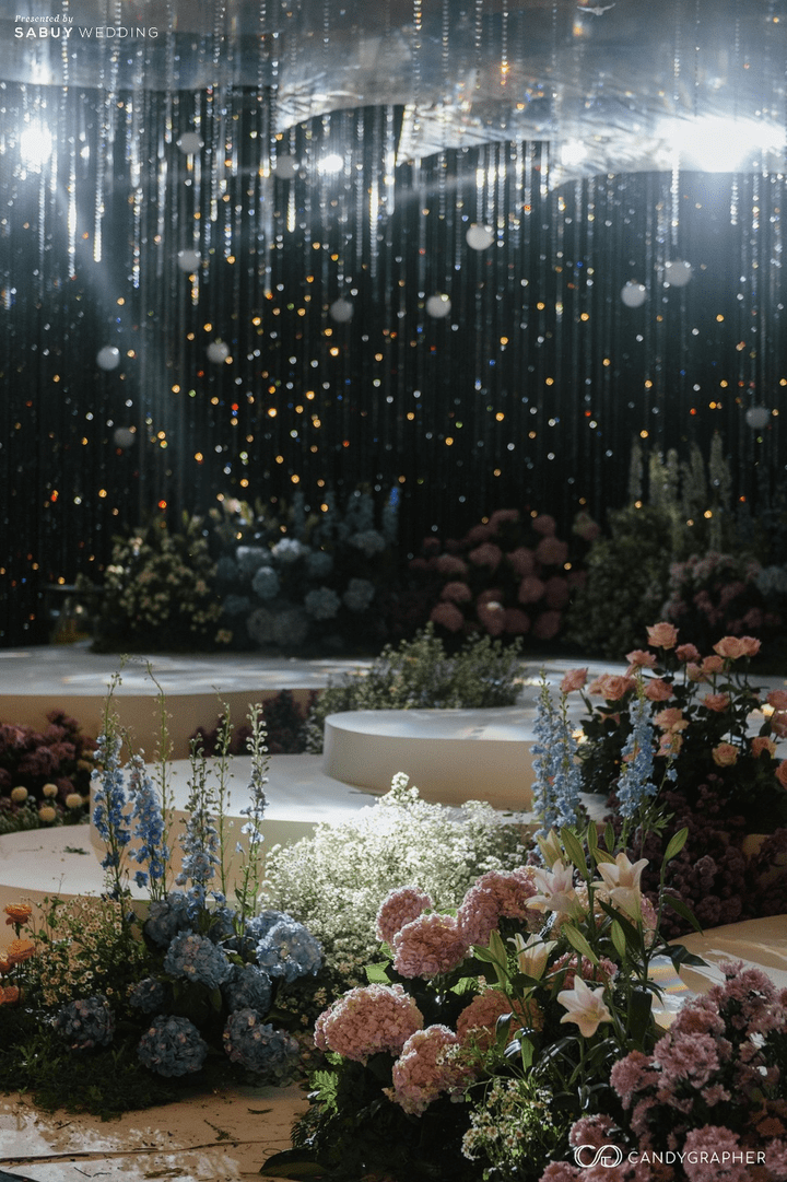  รีวิวงานแต่งธีม Winter Tale สร้างฟีลโรแมนติก ด้วยการจำลองแสงเหนือ  @The Athenee Hotel, a Luxury Collection Hotel, Bangkok
