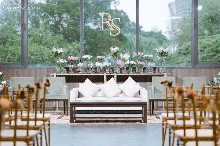  รีวิวงานแต่งชิลล์สบาย จัด Indoor เรียบง่าย แต่ได้บรรยากาศเหมือนอยู่ในสวน @Bliston Suwan Park View Hotel & Serviced Residence