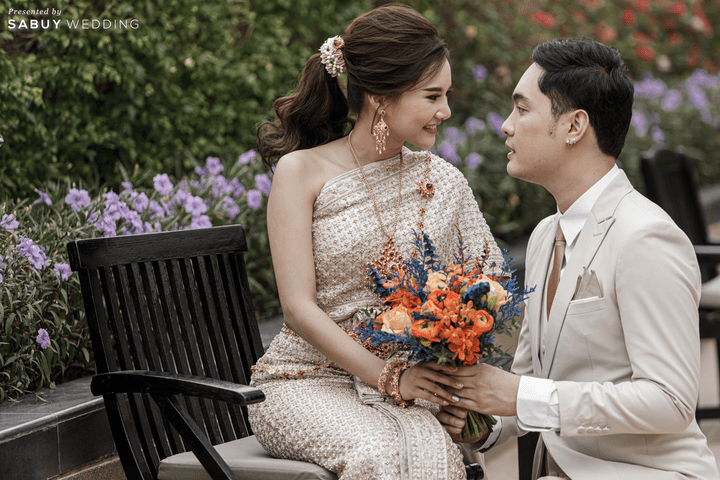  รีวิวงานแต่งสวยดูดี ด้วยคู่สี Old Rose และ Navy Blue @ JW Marriott Hotel Bangkok