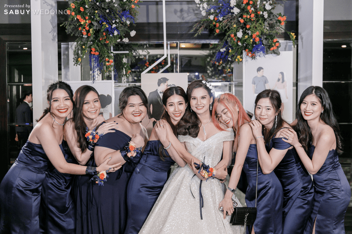  รีวิวงานแต่งสวยดูดี ด้วยคู่สี Old Rose และ Navy Blue @ JW Marriott Hotel Bangkok