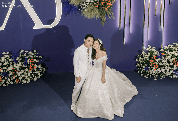  รีวิวงานแต่งสวยดูดี ด้วยคู่สี Old Rose และ Navy Blue @ JW Marriott Hotel Bangkok