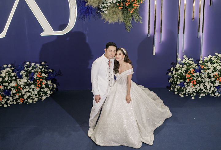 รีวิวงานแต่งสวยดูดี ด้วยคู่สี Old Rose และ Navy Blue @ JW Marriott Hotel Bangkok