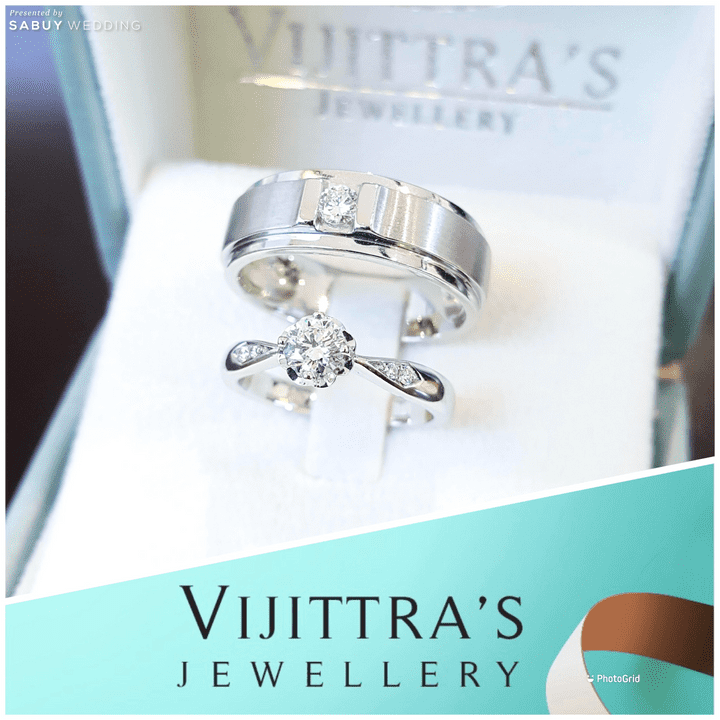  โปรลดแรง! แหวนคู่ชายหญิงเพียง 51,900 บาท By Vijittra's Jewellery 