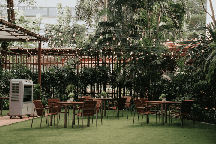  รีวิวงานแต่งเลี้ยงฉลองเช้า เริ่ม 9 โมง ในสวนสวย @ Marriott Executive Apartments Sukhumvit Park