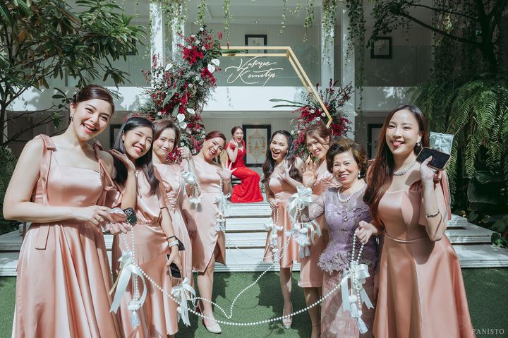  รีวิวงานแต่งธีมแดง ขาว ทอง สวย Unique สไตล์ Modern Glam @ Bangkok Marriott Hotel The Surawongse