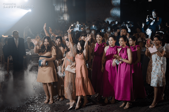  รีวิวงานแต่งธีมสี Mustard-Brown สวยทุกดีเทลด้วยความใส่ใจ  by Mahassajan event organizer and wedding @ Waldorf Astoria Bangkok
